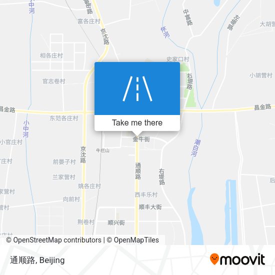 通顺路 map