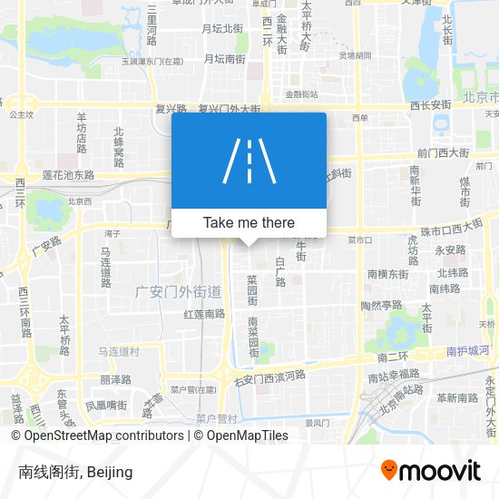 南线阁街 map