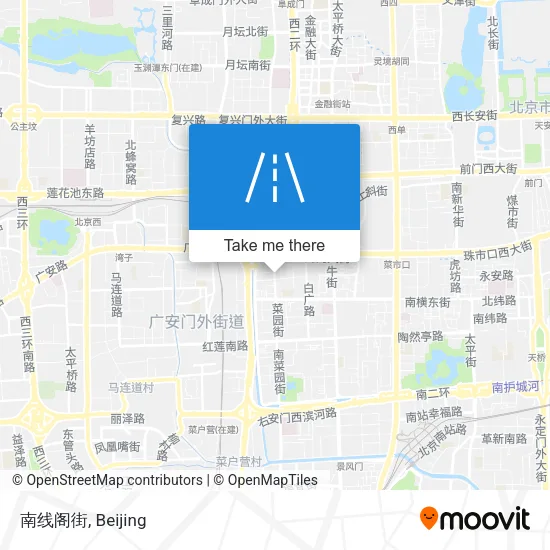 南线阁街 map