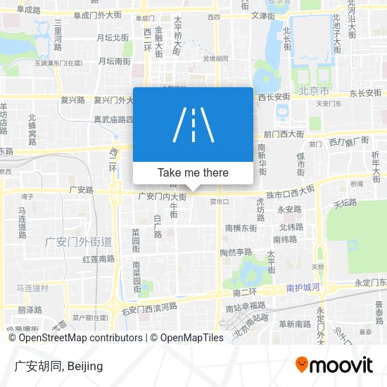 广安胡同 map