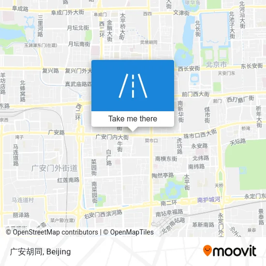 广安胡同 map