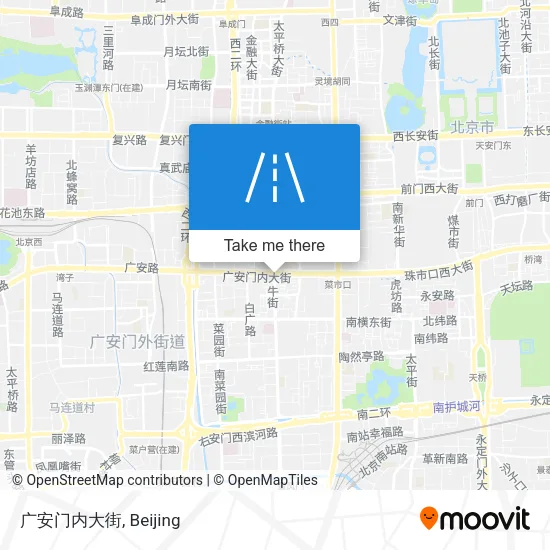 广安门内大街 map