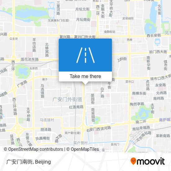 广安门南街 map