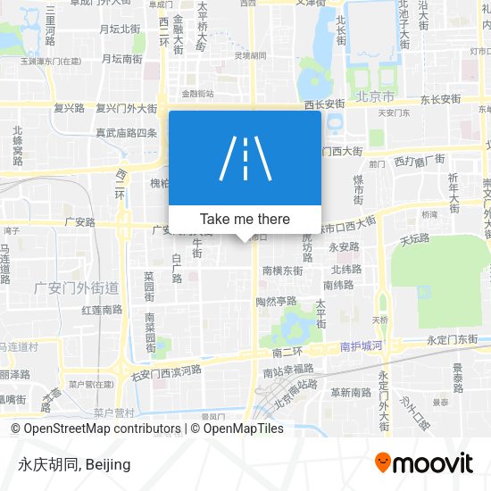 永庆胡同 map
