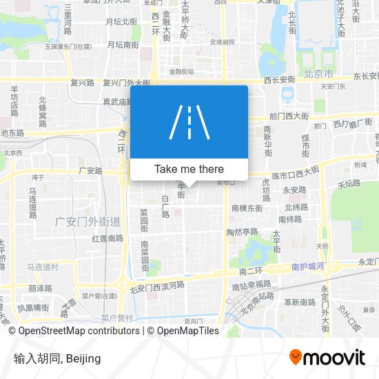 输入胡同 map