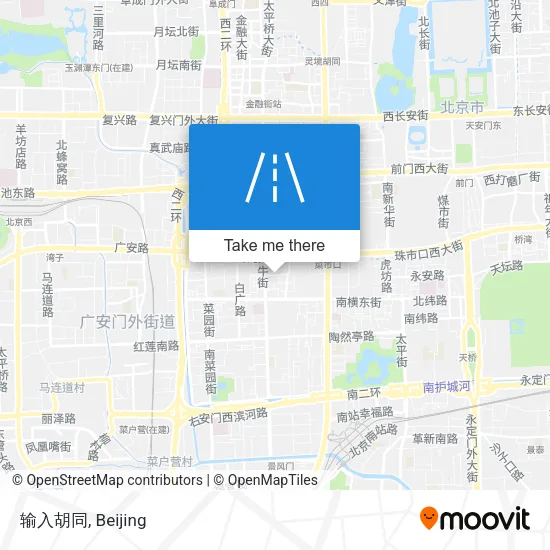 输入胡同 map