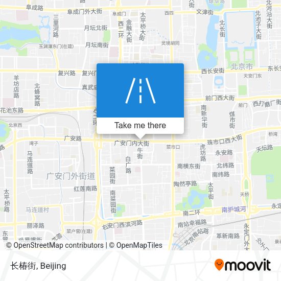 长椿街 map