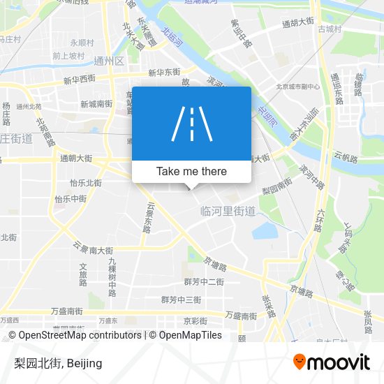 梨园北街 map