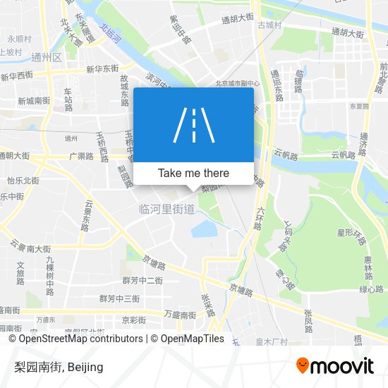 梨园南街 map