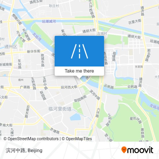 滨河中路 map