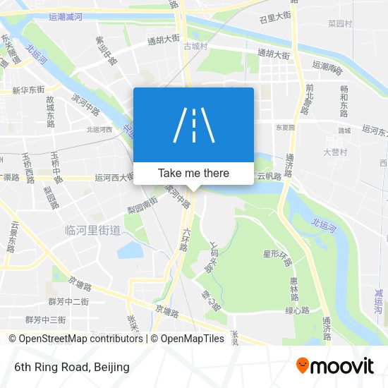 6th Ring Road map