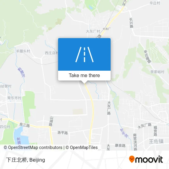 下庄北桥 map