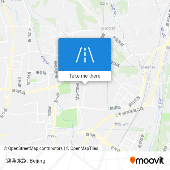 迎宾东路 map