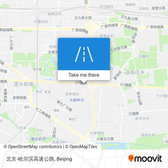北京-哈尔滨高速公路 map