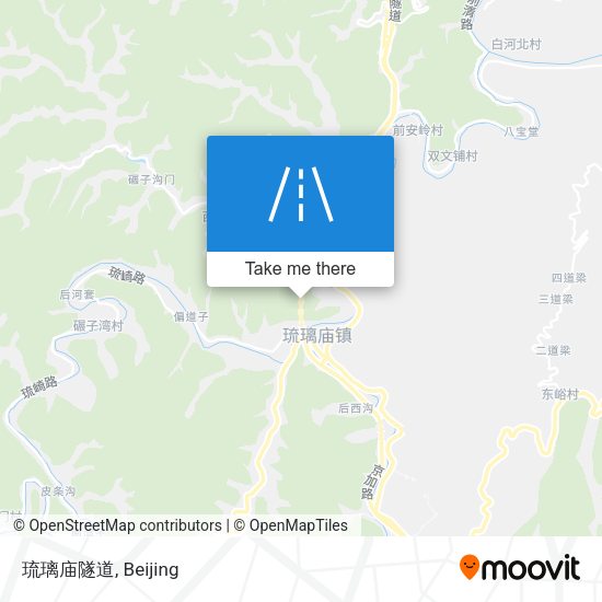 琉璃庙隧道 map