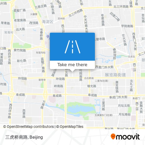 三虎桥南路 map