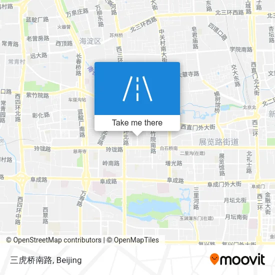三虎桥南路 map