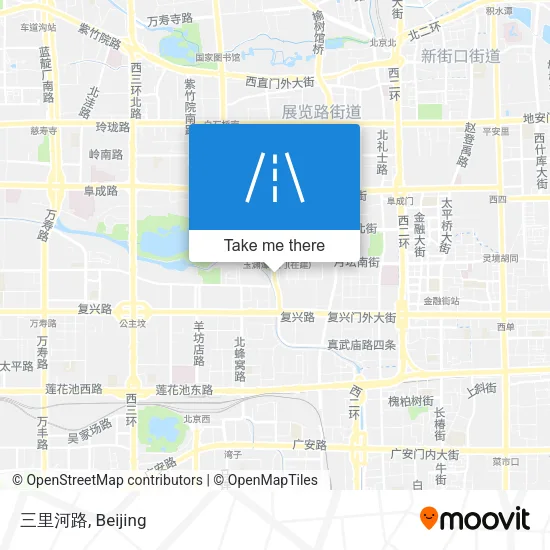三里河路 map