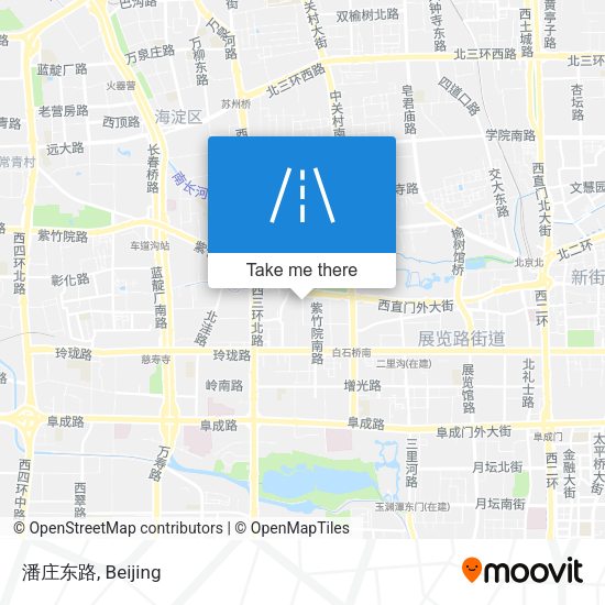 潘庄东路 map