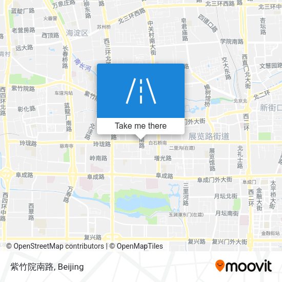 紫竹院南路 map