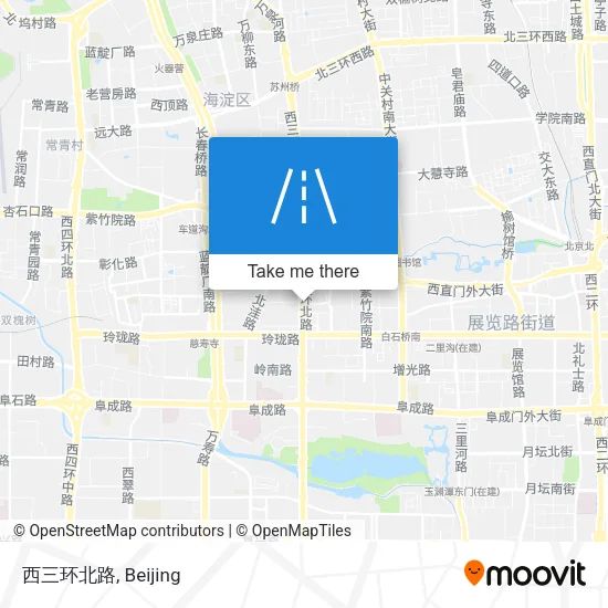 西三环北路 map