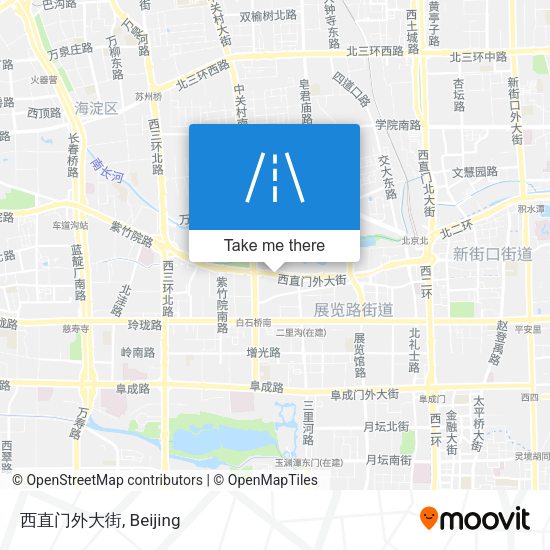西直门外大街 map
