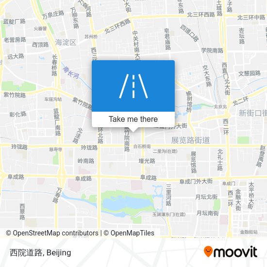 西院道路 map
