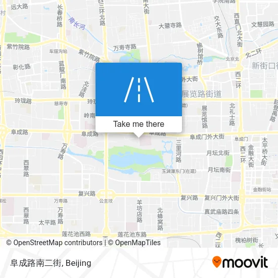 阜成路南二街 map