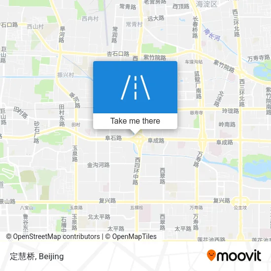 定慧桥 map