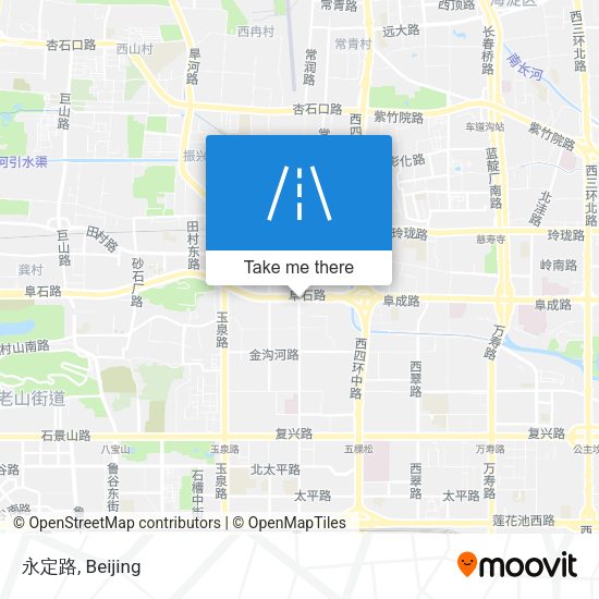 永定路 map