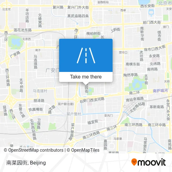 南菜园街 map