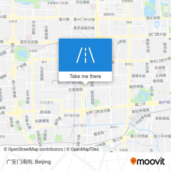 广安门南街 map