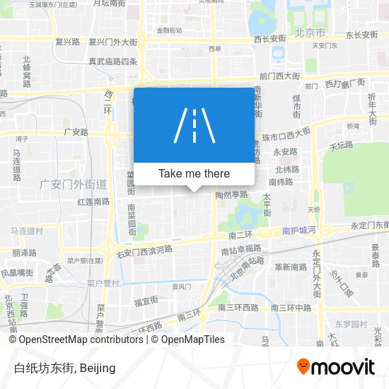 白纸坊东街 map