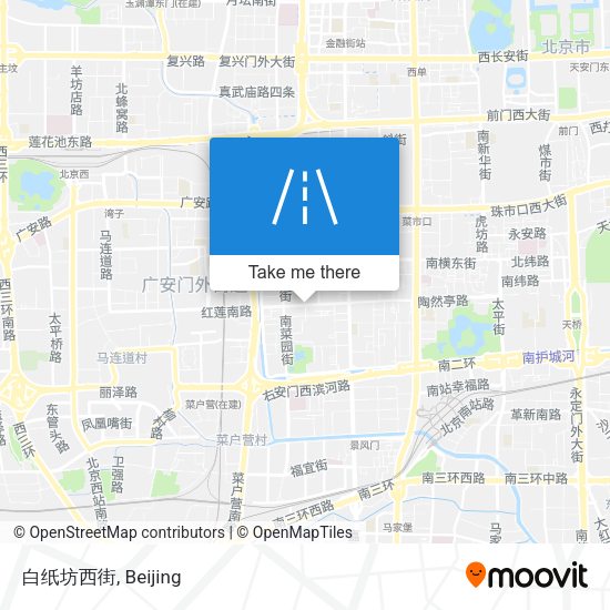 白纸坊西街 map