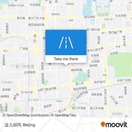 盆儿胡同 map