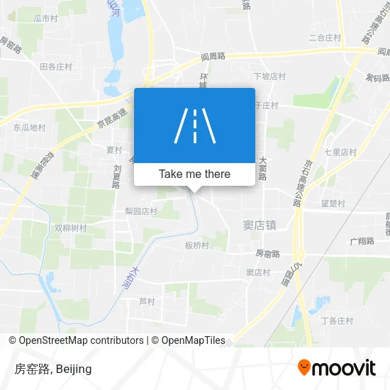 房窑路 map