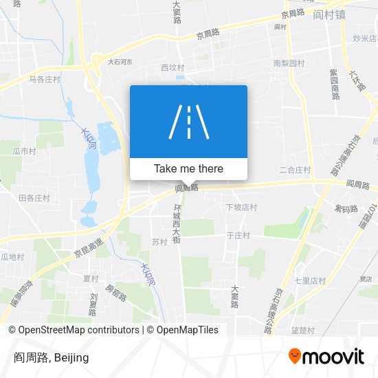 阎周路 map