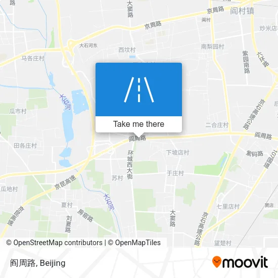 阎周路 map