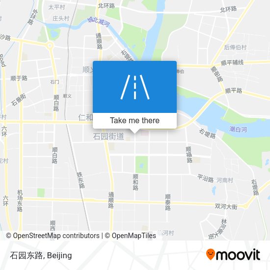 石园东路 map