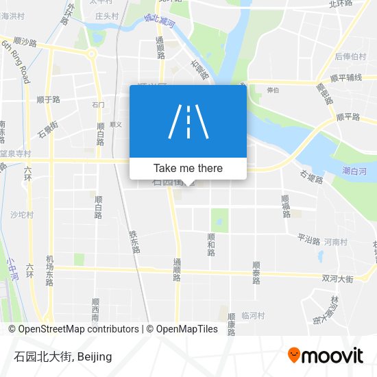 石园北大街 map