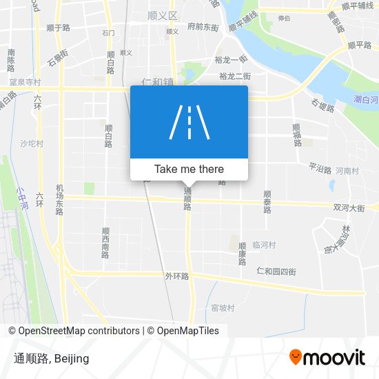 通顺路 map