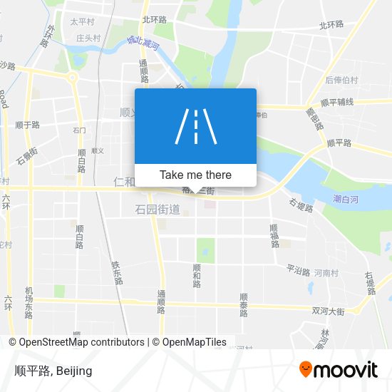 顺平路 map