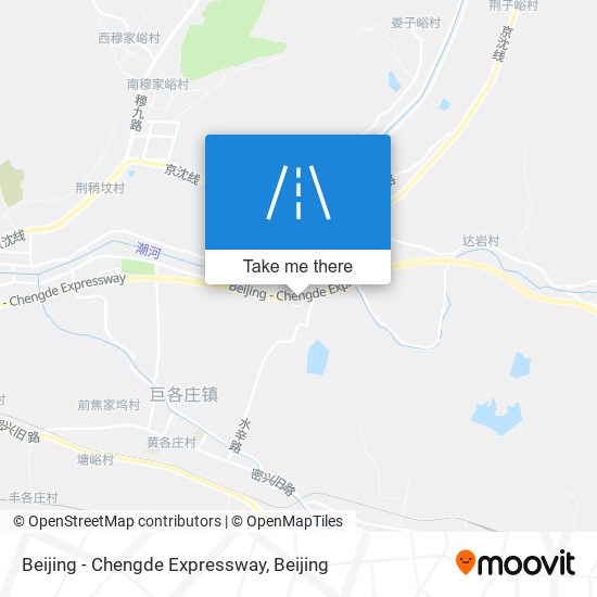 Beijing - Chengde Expressway map