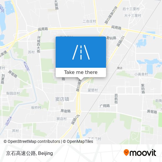 京石高速公路 map