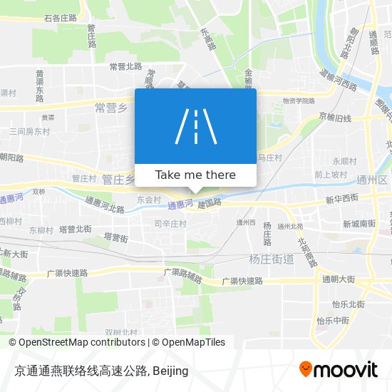 京通通燕联络线高速公路 map