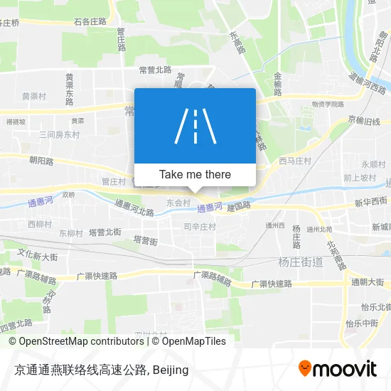 京通通燕联络线高速公路 map
