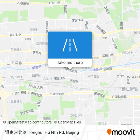 通惠河北路 Tōnghuì Hé Nth Rd map