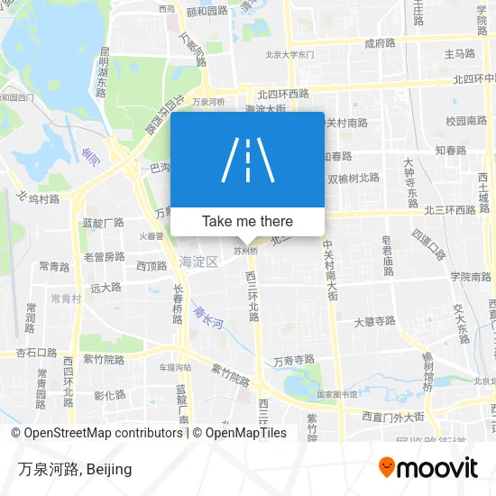 万泉河路 map