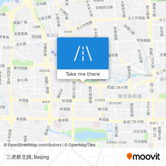 三虎桥北路 map