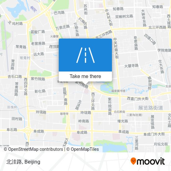北洼路 map